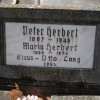 Herbert Peter 1887-1948 Bartmus Maria 1889-1979 Grabstein